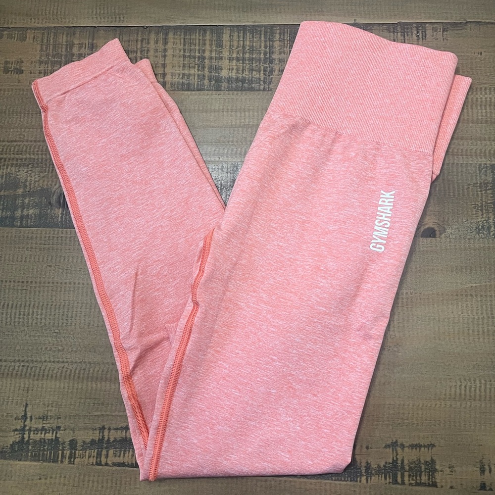 PEACH gymshark seamless leggings